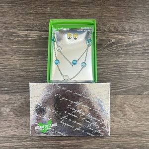 Selena Gomez Dream Out Loud Necklace & Earring Set NIB